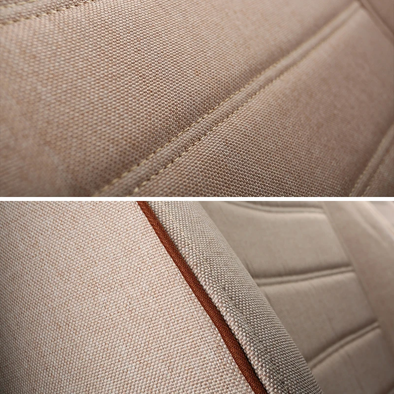 AutoDecorun Linen Cloth Car Cushion Cover for Infiniti qx70 Accessories Seat Covers Set Supports Protectors | Автомобили и
