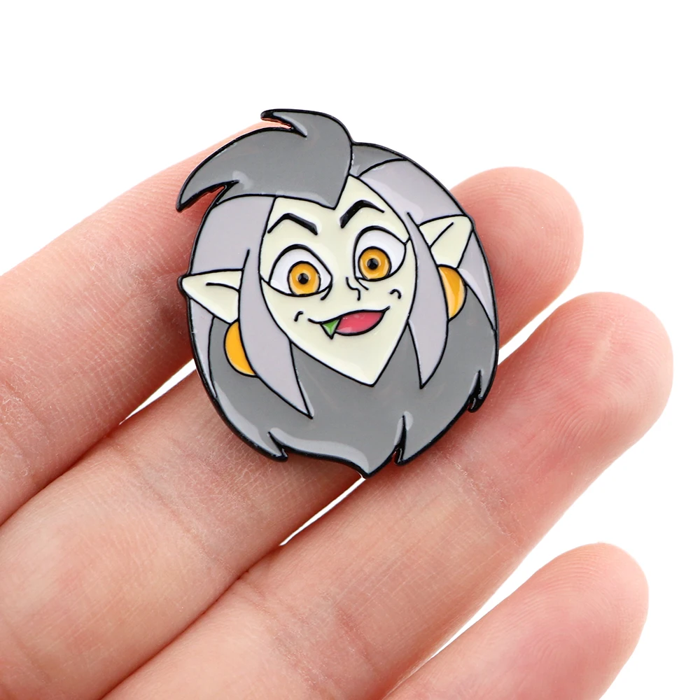 lt1256 the owl house badges with anime enamel pin brooches bag lapel pin cartoon badges on backpack jewelry gifts free global shipping
