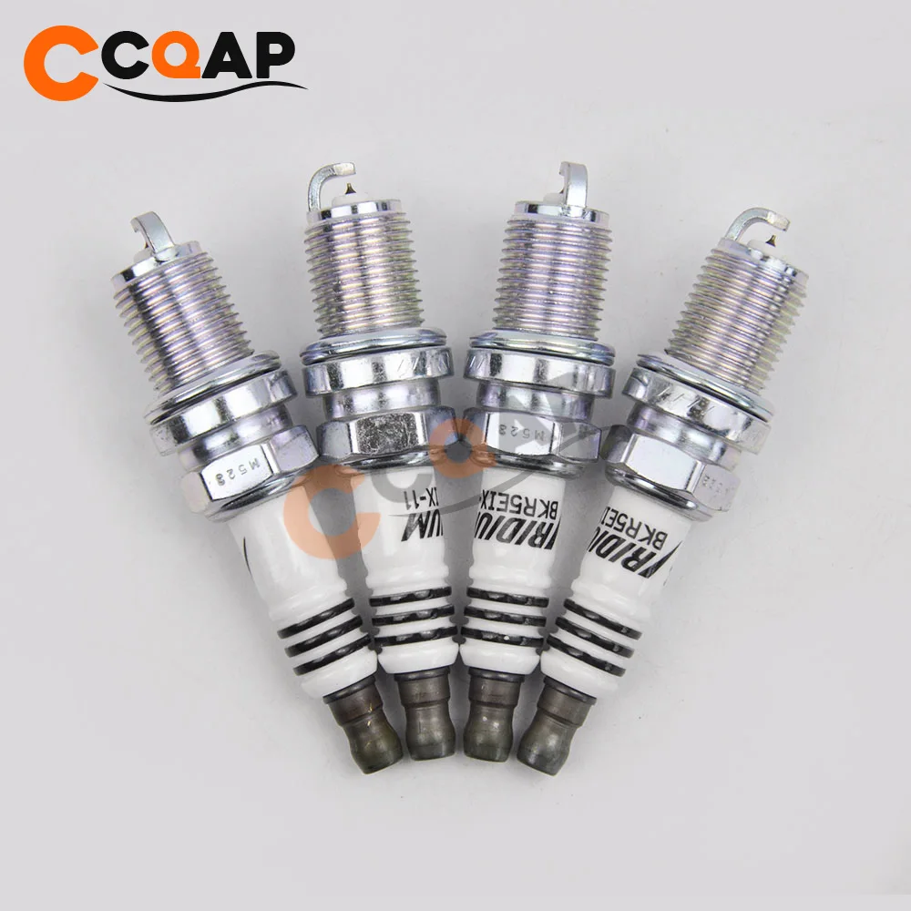 4x BKR5EIX 11 5464 иридиевая Свеча зажигания для Hyundai Kia Jaguar Mazda Toyota BKR5EIX11 5464|Свечи и
