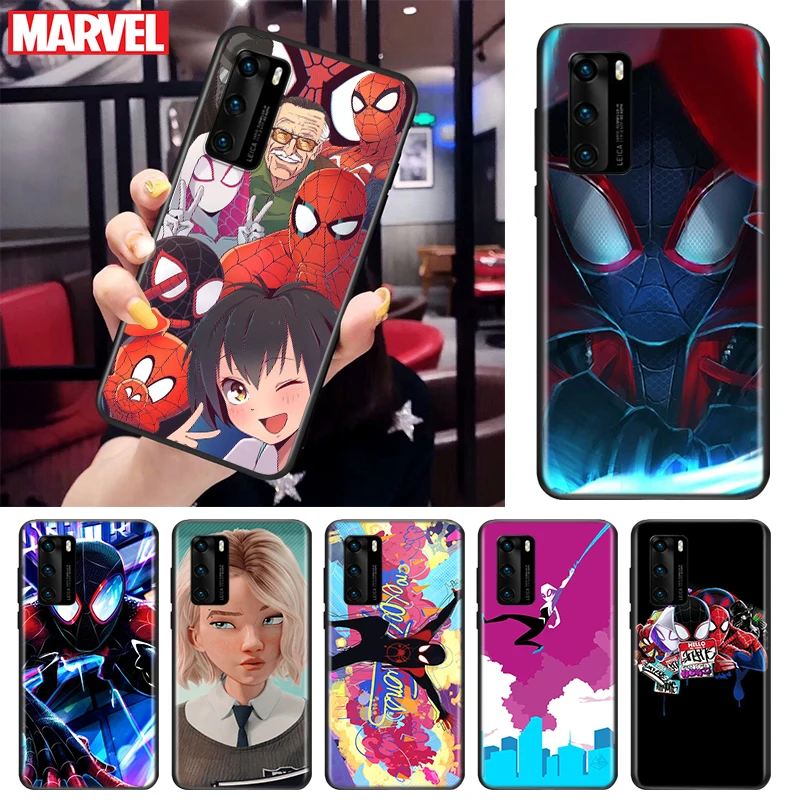 Чехол для телефона с рисунком Человека-паука Huawei P Smart S Z Mate 40 RS 30 20 10 Pro Plus Lite 2019 2020