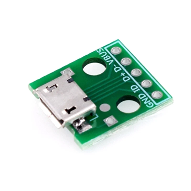 10 шт. адаптер MICRO USB Для DIP-адаптера 5-контактный женский разъем Фотографическая