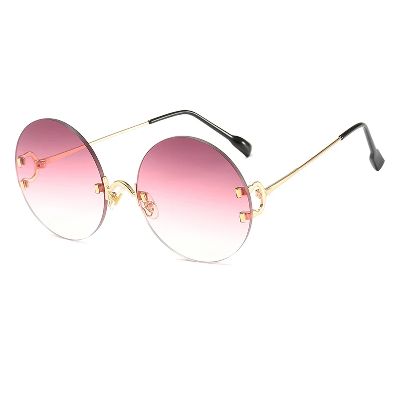 

Vintage Round Sunglasses Women Ocean Color Lens Mirror Sun Glasses Female Brand Design Metal Frame Circle Glasses Modis Oculos