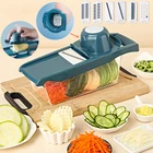 Овощерезка, терка для овощей, слайсер, измельчители, мульти-слайсер, Овощечистка, морковь, фрукты, гаджеты 6 в 1, инструменты для резки овощей