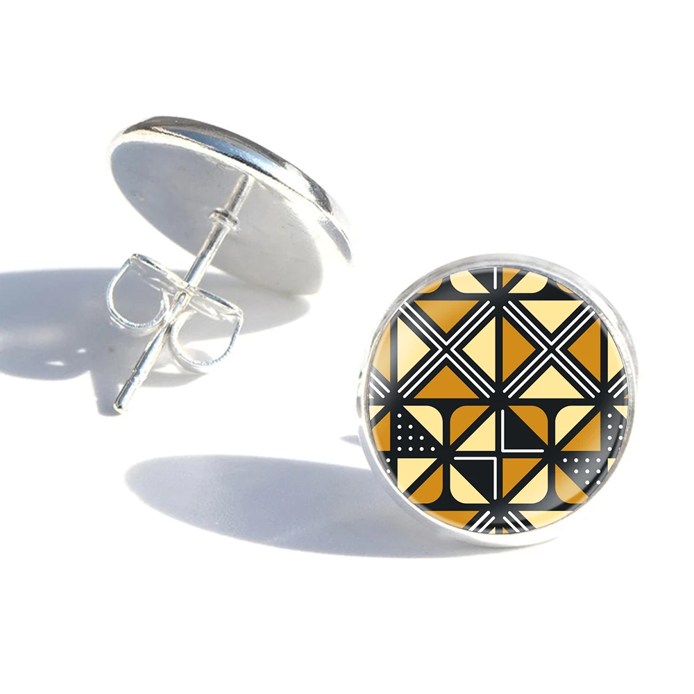 

African accessories fashion Earrings Ankara print jewelry Wax Print Earrings Earring Women Female Jewelry Ear Studs