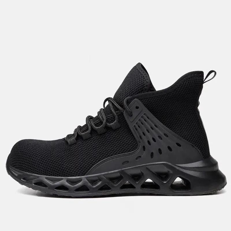 

2020 new steel toe cap men safety shoes work sneakers women boots plus size 36-48 breathable outdoor shoe