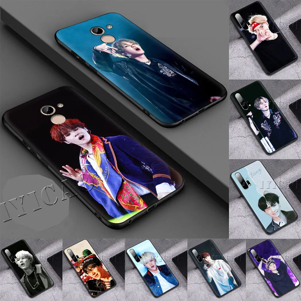 Мин yoongi gatito мягкий чехол для huawei Коврики 20 30 10 Lite Pro Nova 3 4 2i 3i 5i 2 Lite|Чехлы-накладки| |