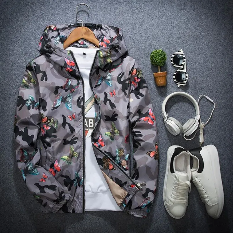 Мужская повседневная камуфляжная куртка с капюшоном 2019 новая осенняя одежда