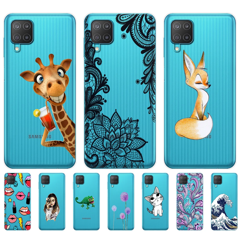 Чехол для Samsung M12, задняя крышка телефона для Samsung Galaxy M12 GalaxyM12 M 12 m127, мягкий чехол из ТПУ, силиконовый бампер, чехол 6,5 дюйма