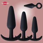 Силиконовая Анальная пробка, набор для начинающих для женщин и мужчин, анальный фаллоимитатор, секс-товары, Анальная пробка, Женская Анальная пробка, интимные сексуальные игрушки для пар, взрослые 18