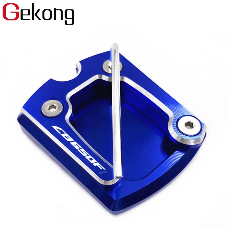 For HONDA CBR650F CB650F CB 650F 2014 2016 2017 2018 Motorcycle Accessories CNC Kickstand Sidestand Stand Extension Enlarger Pad |