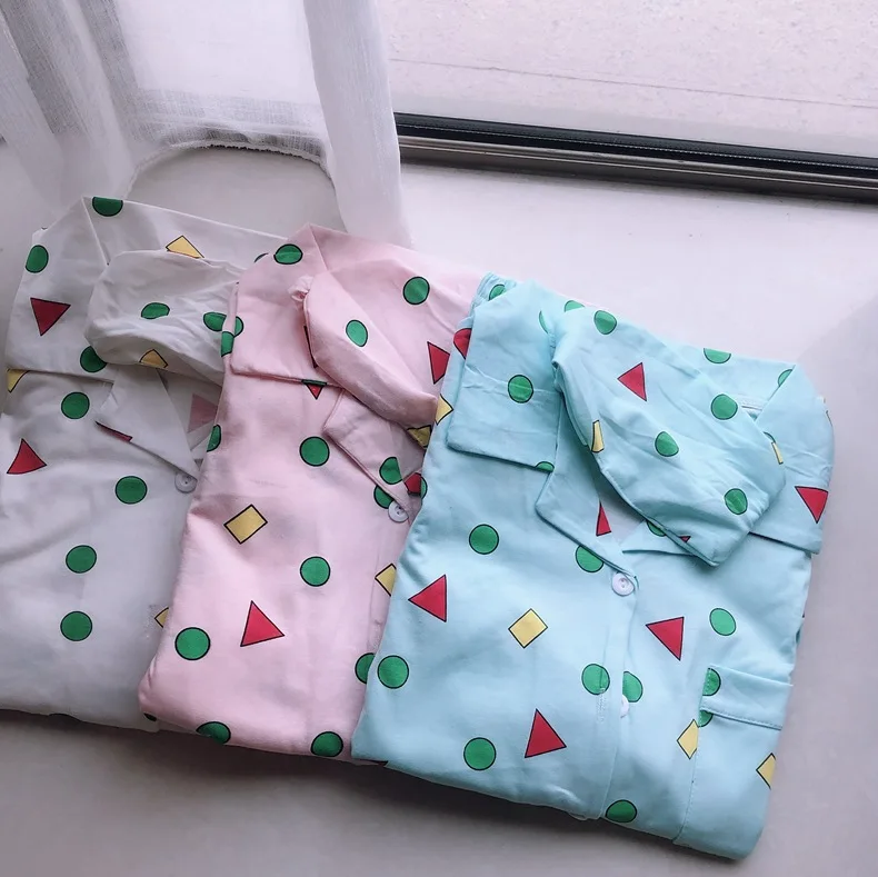 Long Sleeve Sleepwear Female Cartoon Spring Autumn Sweet Lovely Nightwear Home Wear Women's Pajamas Set Sleeping Wear Plus Size