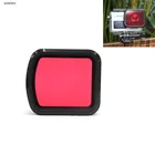 Защитный чехол для объектива камеры для дайвинга, красный фильтр для подводного плавания, аксессуары для экшн-камеры SJCAM SJ8 AIR PRO PLUS