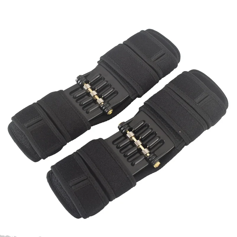 1 pair-black 1 пара поддержки колена спортивная защита на колено Booster альпинистские дышащие Нескользящие подтяжки для голени весенние наколенники - Цвет: 1 pair-black