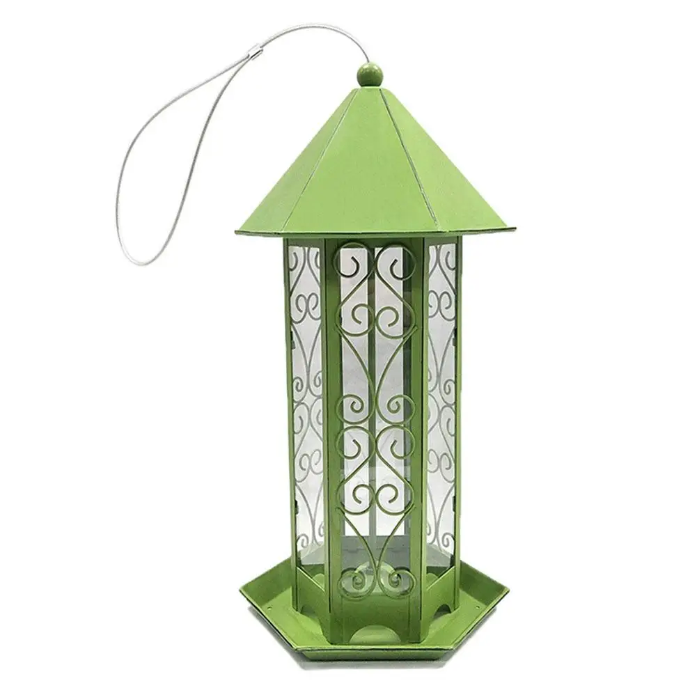 

Bird Feeder For Outdoor Feeding Portable Wild Bird Retro Bird Feeder Supplies Products Garden Tree Container Hanging Bird Feeder