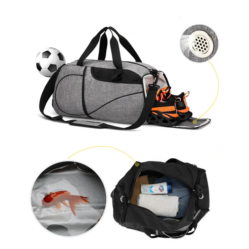 

Водонепроницаемая сухая сумка, пляжные сумки, мужские товары для фитнеса, рюкзак на плечо для бассейна, женская спортивная сумка для тренаж...