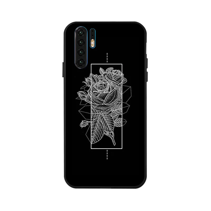 Ojeleye чехол для huawei Y7 чехол модная черная Обложка для телефона из силикона и ТПУ для huawei P30 P20 Lite Y5 Y6 Y7 Y9 чехлы на сиденья - Цвет: x074