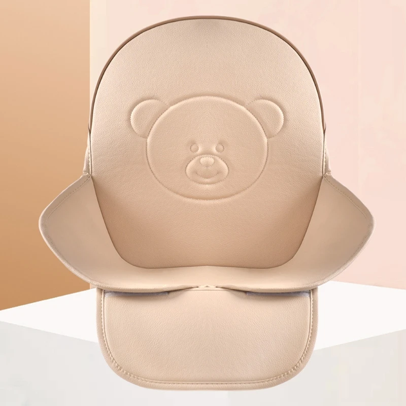 

PU Leather Waterproof Universal Highchair Seat Cushion Cover Mat Feeding Chair Cushion Mat For Baby Kids