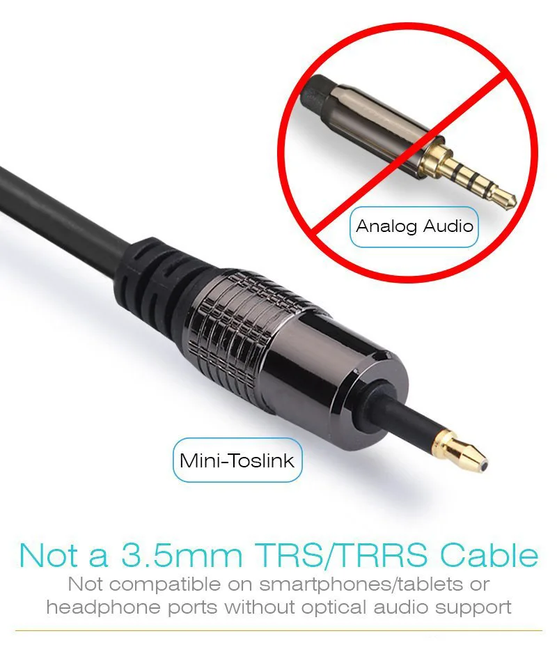 

2m 5m 10m Digital Optical Audio Cable SPDIF Optical Fiber Square to Square Mouth Audio Extension Wire For TV BOX Amplifier