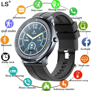 Smart watch men full touch screen sport fitness watch ip67 waterproof women bluetooth smartwatch for amazfit gts android ios 1 Item image