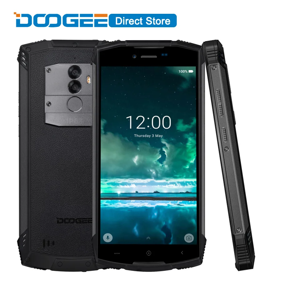 DOOGEE S55 Android 8 0 смартфон с 5 5-дюймовым дисплеем восьмиядерным процессором MTK6750T ОЗУ 4