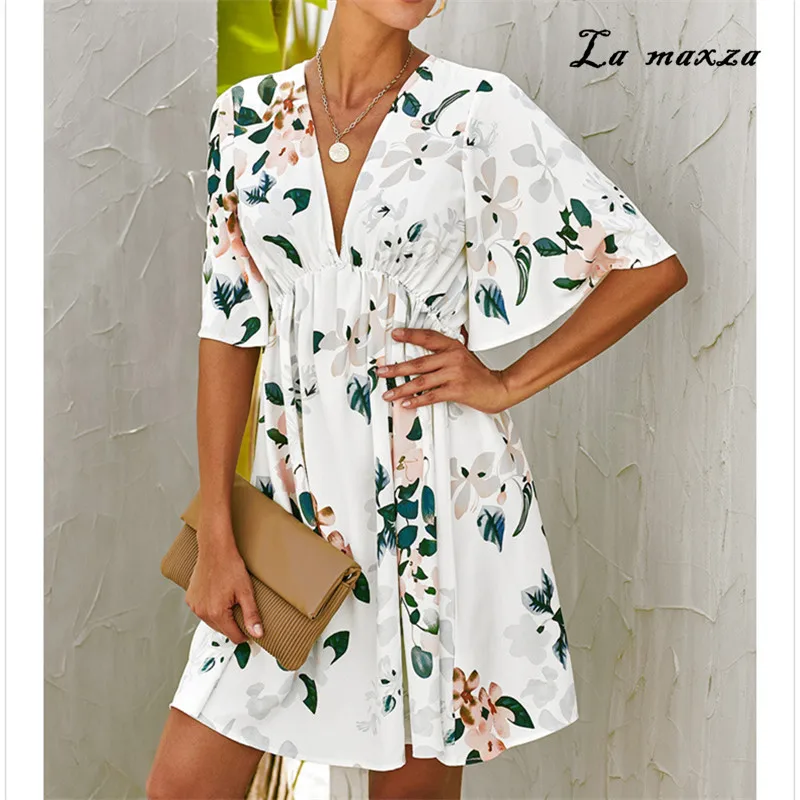 Женские богемные вечерние платья размера плюс Элегантное повседневное белое