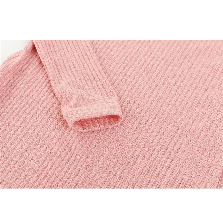 Thin Sweater Womens Casual Long Sleeve Jumper Turtleneck Sweaters Dress Streetwear Blusa de Frio Feminina #45 | Женская одежда