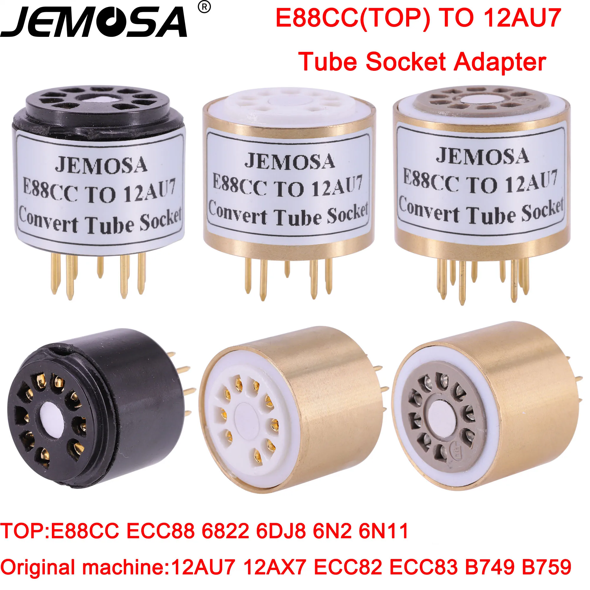 1 шт. ECC88 E88CC 6N2 6N11 6N6 6922 до 12AU7 12AX7 ECC82 ECC83 6 3 В аудио усилитель вакуумная трубка