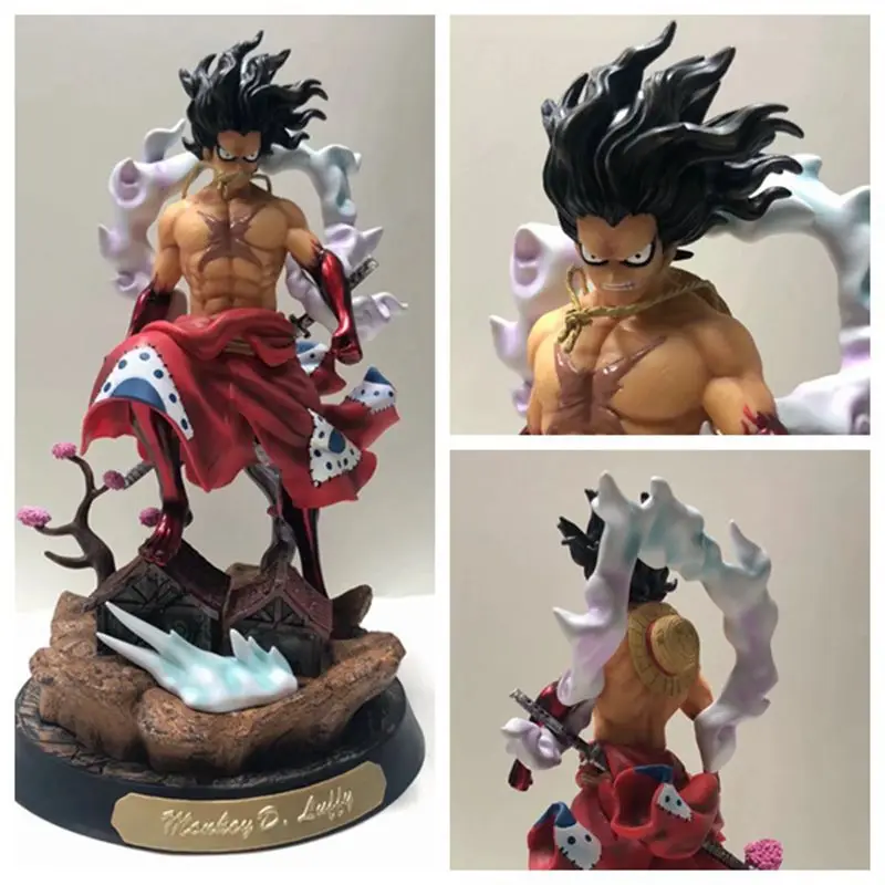 38 см Сказочный One Piece мир страна аниме фигурка коллекция Змеиный человек красное