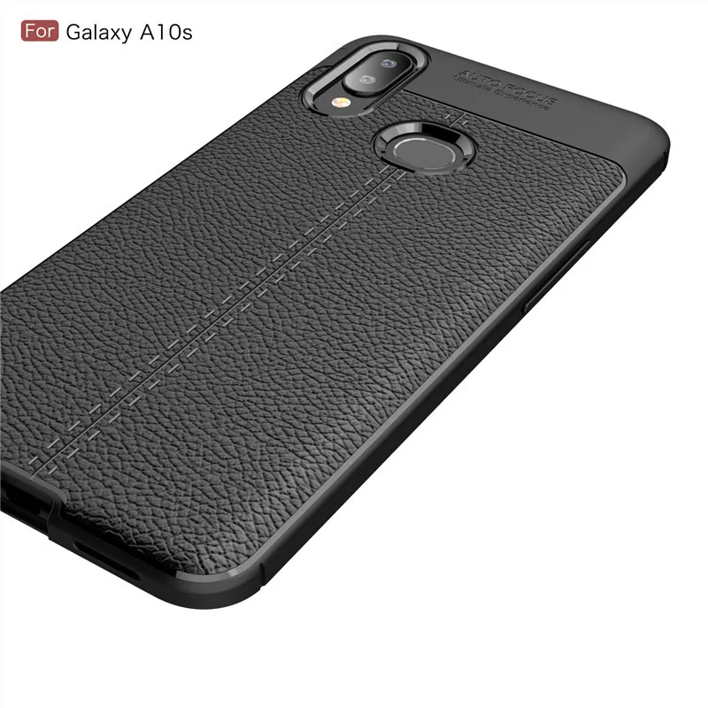 Мягкий бампер чехол для samsung Galaxy A10s силиконовый ударопрочный ТПУ полный телефона