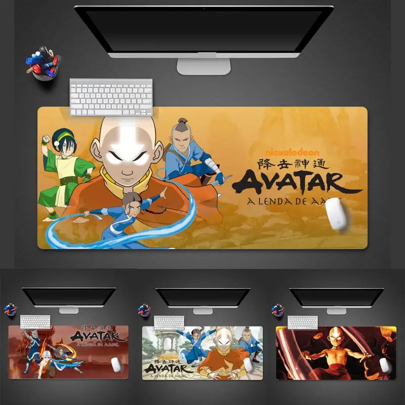 

Avatar the last airbender Anime DIY mousepad Desk Table Protect Gamer Office Large Mouse Mat pad X XL Non-slip Laptop Cushion