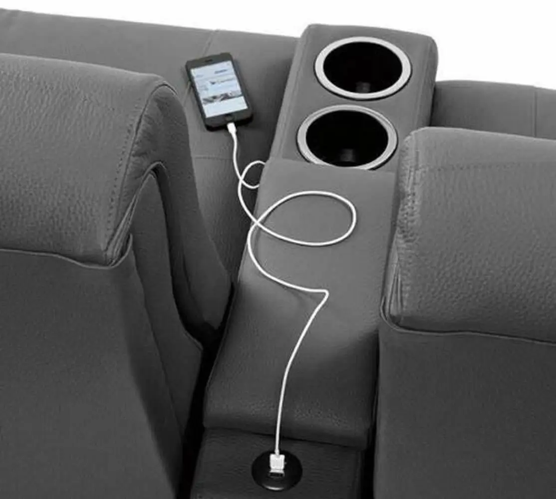 Двойной USB электроадаптер для зарядки для полного Электрический мягкий диван настольного крепления
