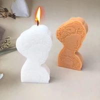 european portrait silicone candle mold stick figure woman body cookie mould plaster handmade soap epoxy making molds home decor