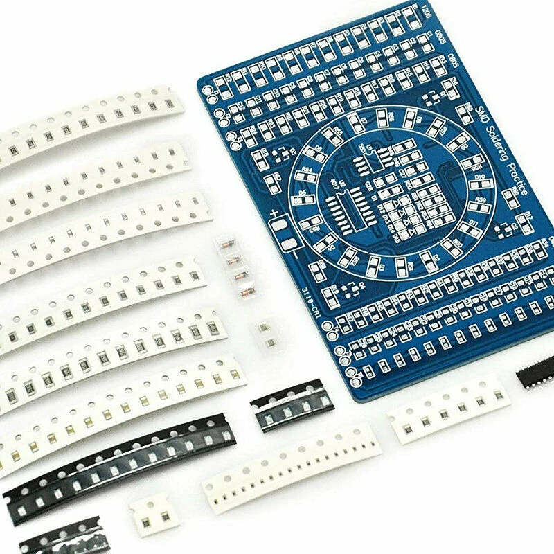 DIY 1 * SMT PCB Электроника проект электрическое оборудование паяльная практика |