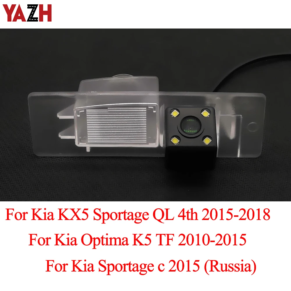 Камера заднего вида YAZH 175 градусов HD CCD для Kia Optima K5 TF 2010 2015 / Sportage c 2015/KX5 QL 4 я