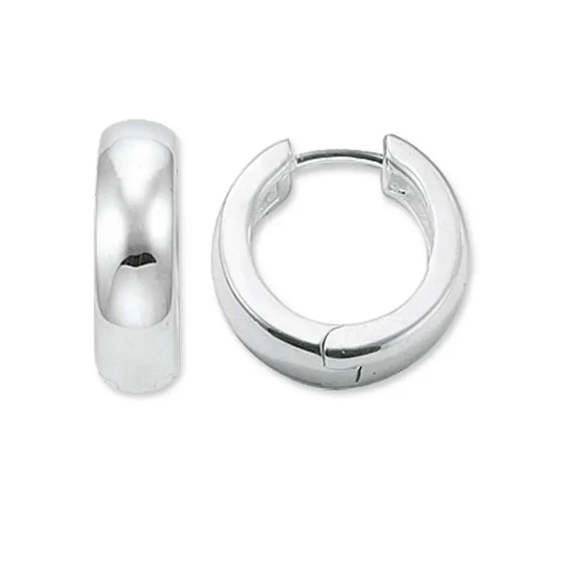 Серьги кольца в креольском стиле для женщин и мужчин модные круглые серебряные