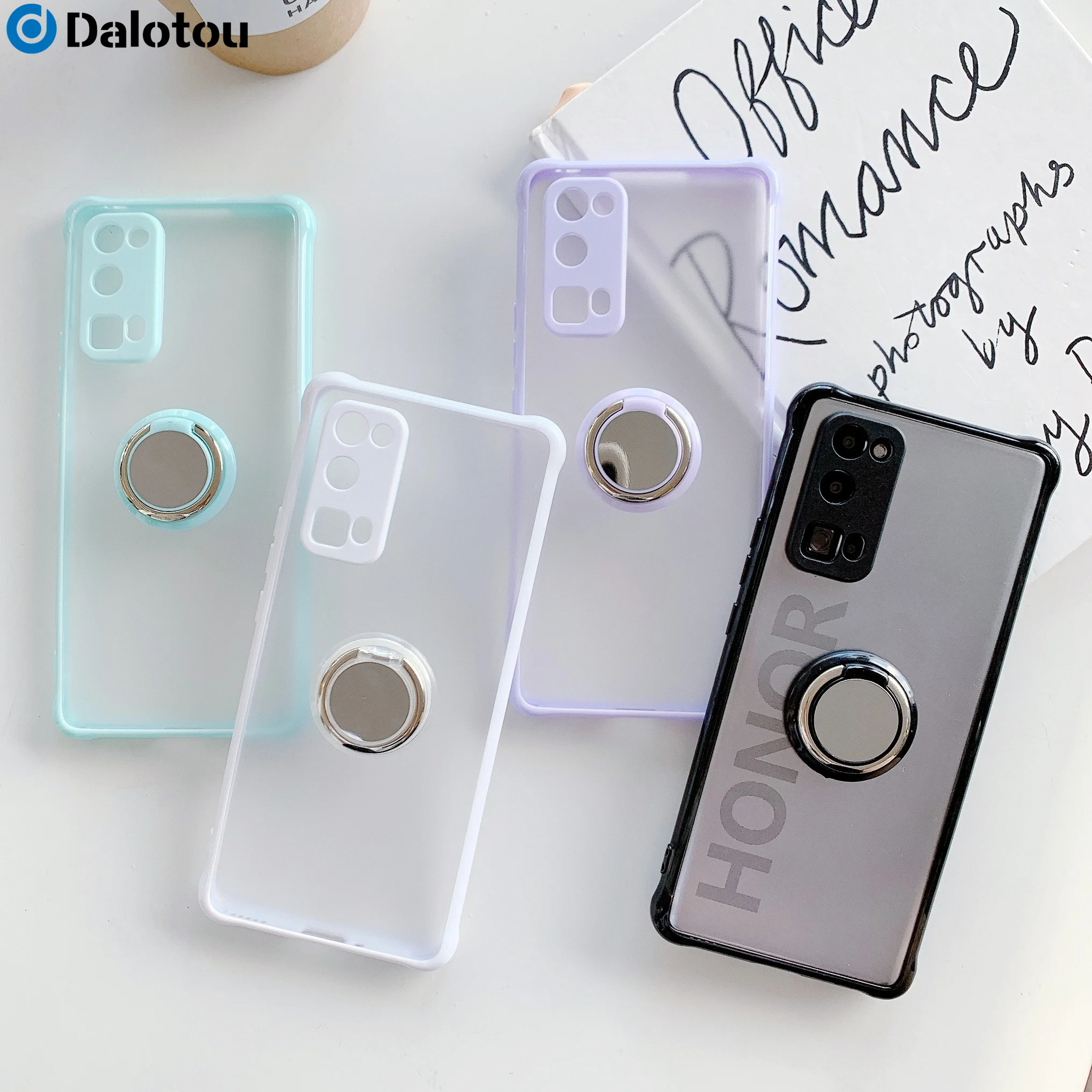 Чехол-подставка для Huawei P40 Lite P30 Pro Mate 40 30 Y5P Y6P Y7P 2020 Y6 Y9 Prime 2019 P Smart Z матовый |