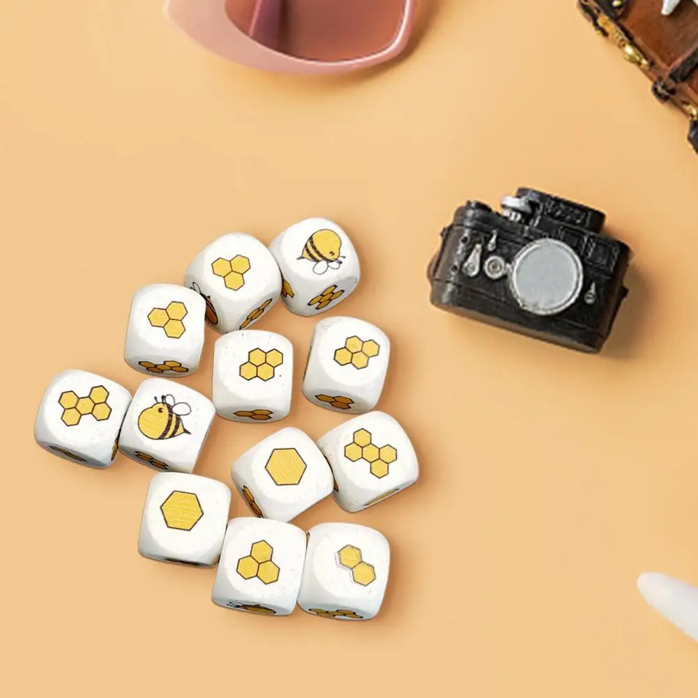 12 шт. Детские деревянные игрушки-кубики 20 мм | Дом и сад