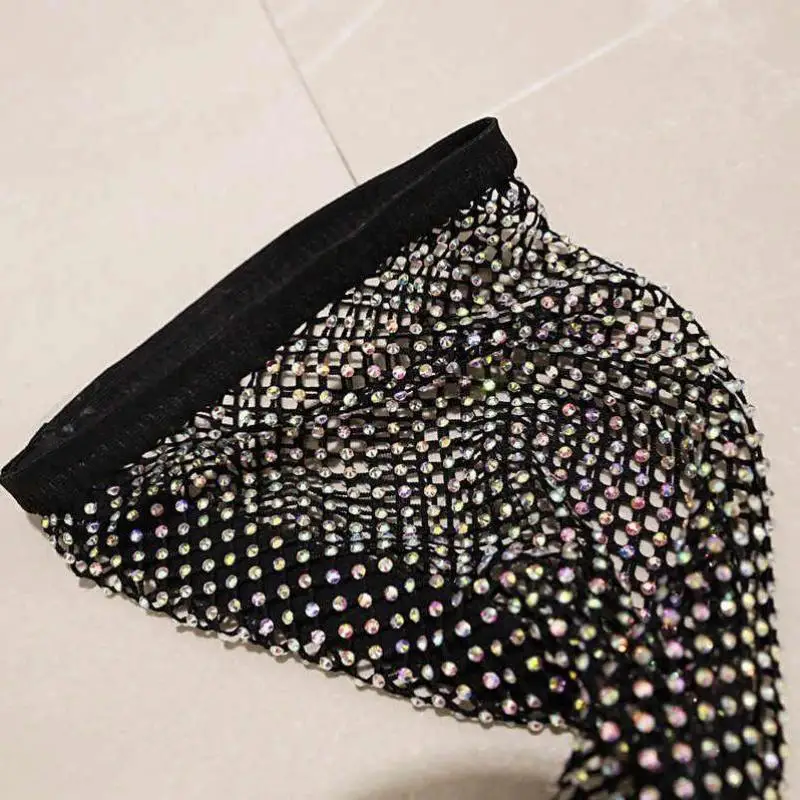 Женские ботильоны сексуальные женские ажурные чулки черного цвета Женская обувь