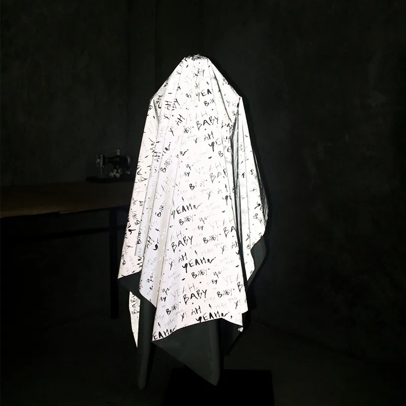 45*140 см/шт. монограмма с отражающими свойствами Творческий плащ-Тренч ткань