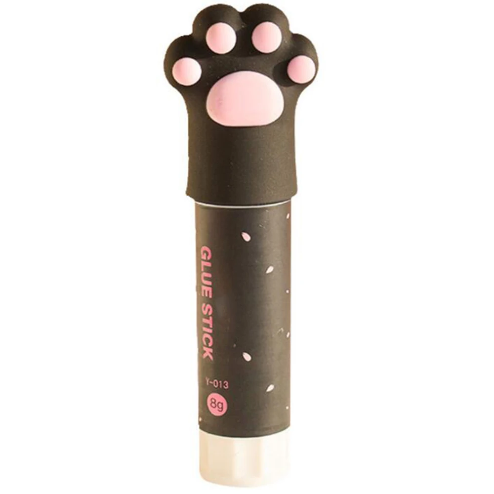 Клей карандаш с милым рисунком нетоксичный моющийся клей защитой от наклона для