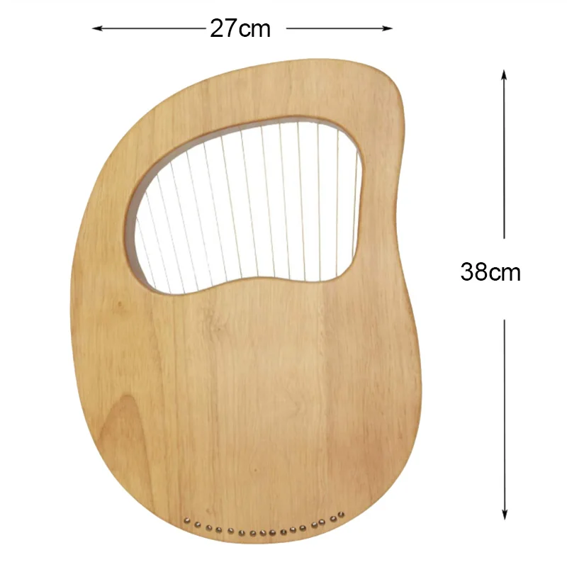 Lyre Harp 16 веревочных деревянных шпона лучшие струны инструмент для тела с