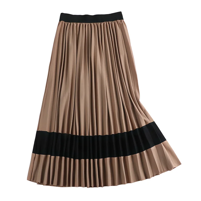Женская юбка с высокой талией плиссированная тонкая юбка-Джокер весна-осень 113 |