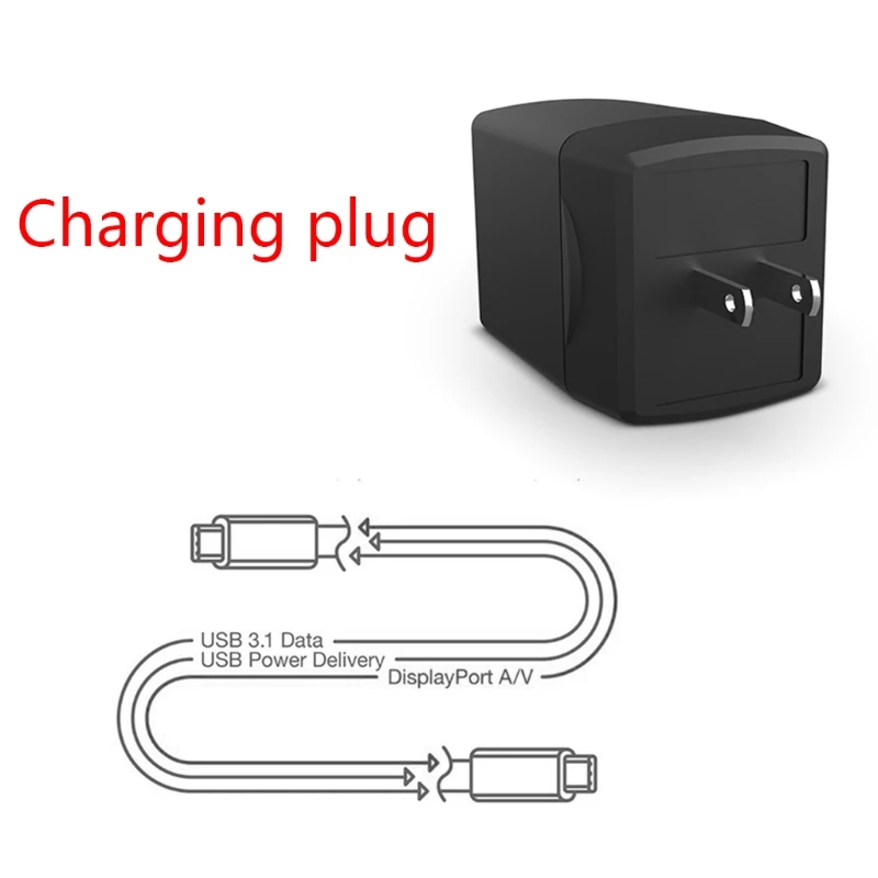 

AC Power Charger Dock Adapter Type C HDMI-compatible TV Converter for Nintend NS Switch K92F