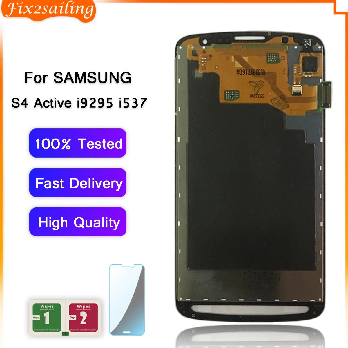 FIX2SAILING супер AMOLED ЖК дисплей для Samsung Galaxy S4 Active i9295 i537 кодирующий преобразователь