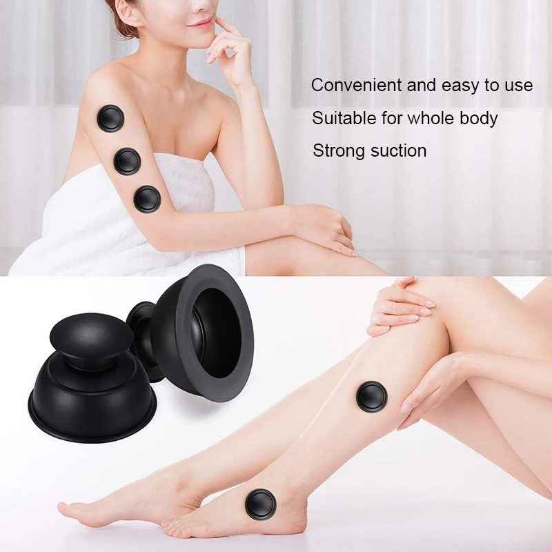 

Silicone Cupping Full Body Muscle Relaxation Cups Suction Anti Cellulite Cupping Family Full Body Silicone Massage Vacuum Cups