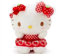 cute strawberry kitt cat plush toys stuffed animal soft doll kids birthday xmas gift cartoon anime