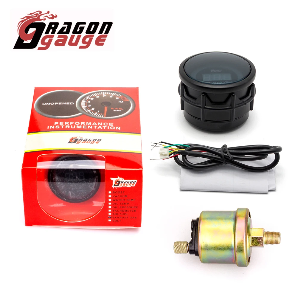 DRAGON 52 Заводские продажи мм измеритель давления масла/датчик/цифровой дисплей с