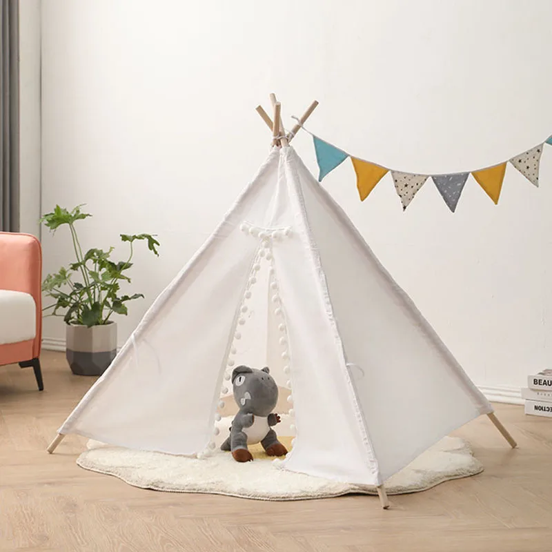 Indian Children’s Tent Teepee Kids Game Play Wigwam Portable Baby Indoor Outdoor Camping House Boys Girls Birthday Gift | Игрушки и