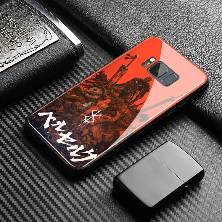 Мягкий силиконовый чехол из закаленного стекла для Samsung Galaxy S8 S9 S10e S10 Note 8 9 10 Plus |