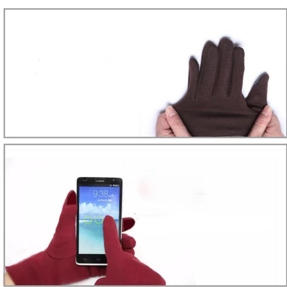 

Bowknot women gloves women's winter gloves micro velvet gloves outdoor cycling gloves